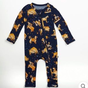 Little Bum Bums Paper View Origami Romper 6-9 months NWT